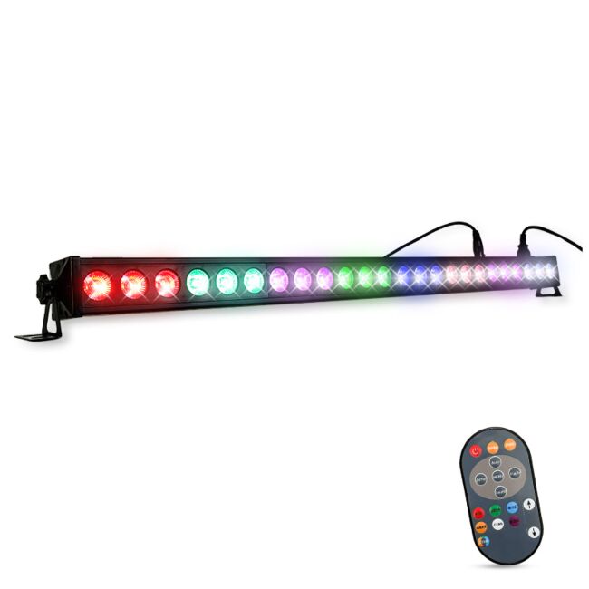 LIGHT4ME DECO BAR 24 RGBW V2 IR-lysstribe