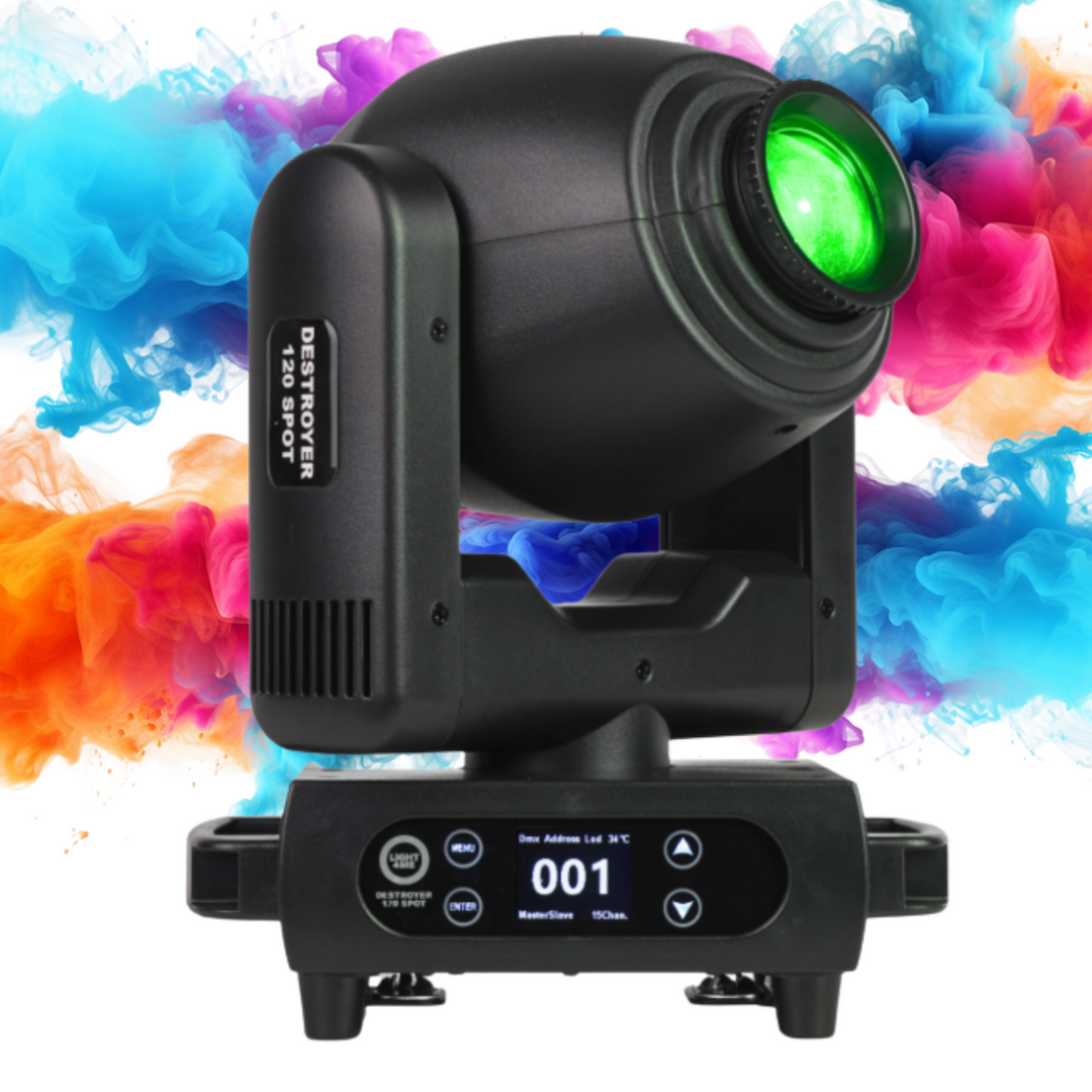 Light4Me Destroyer 120 W Spot Moving Head LED