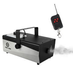 Light4Me Fog 1200 V2 Røykmaskin 1200W med Trådløs Fjernbetjening & DMX