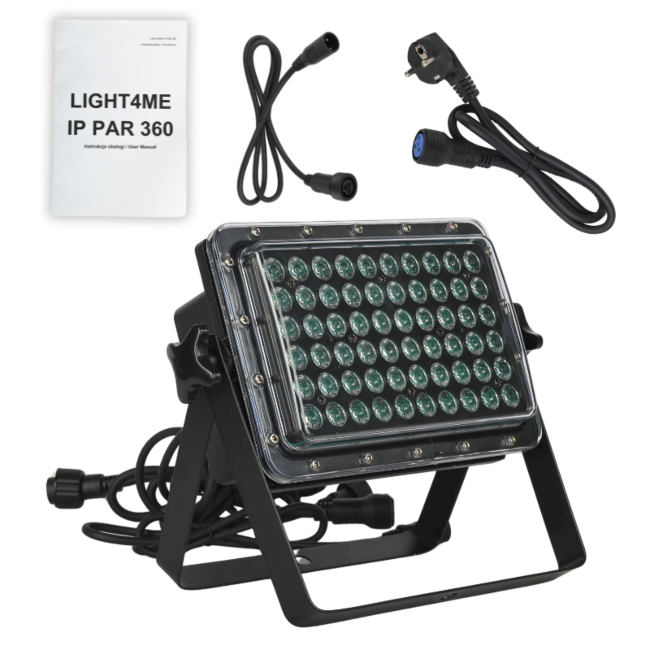 LIGHT4ME IP PAR 360 scenelyskaster med lyseffekt
