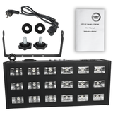 LIGHT4ME LED UV 18x3W spotlight + strobe DMX
