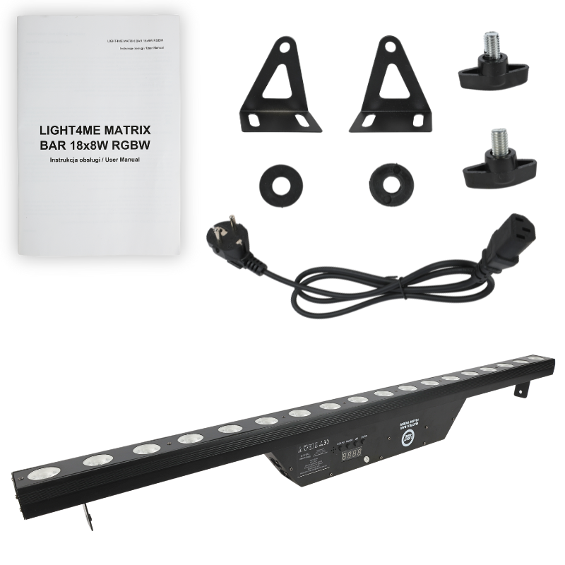 Light4Me Matrix Bar 18x8W RGBW LED lyslist