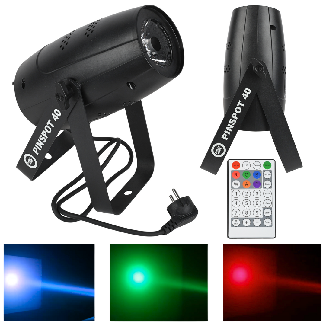 Light4Me Pinspot 40 Watt RGBW