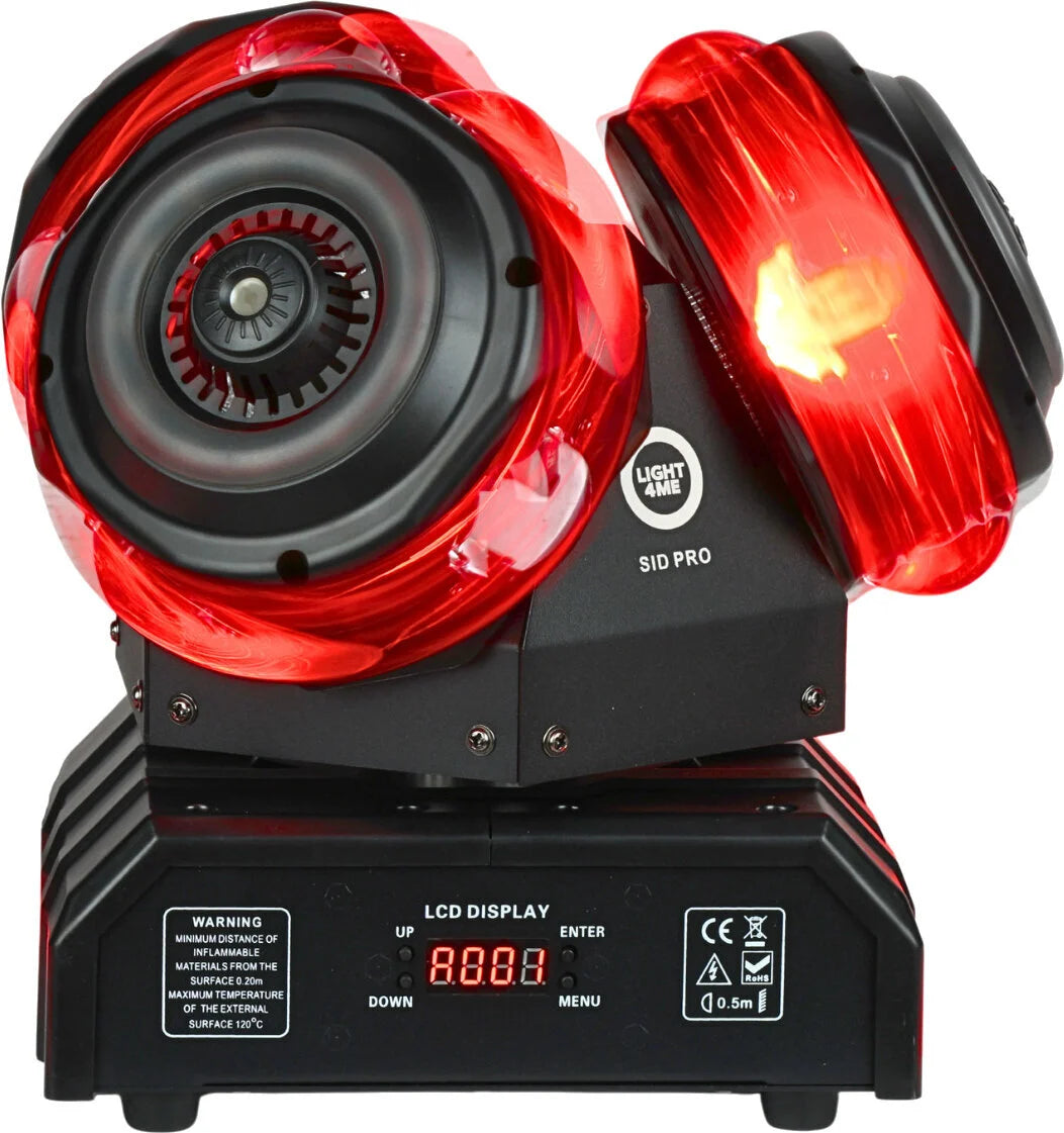 LIGHT4ME SID PRO 5-i-1 bevegelig multieffektlampe