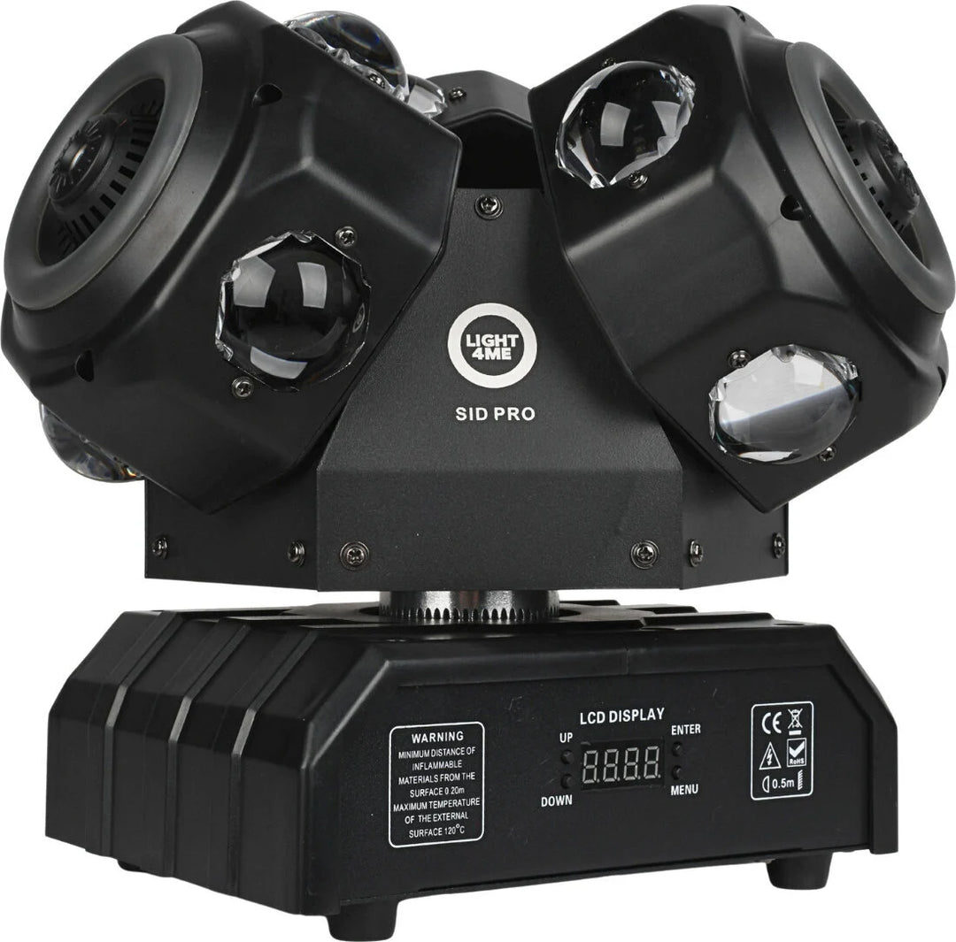 LIGHT4ME SID PRO 5-i-1 bevegelig multieffektlampe