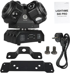 LIGHT4ME SID PRO 5-i-1 bevegelig multieffektlampe