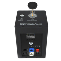 Light4Me SPARKLY Cold Spark-maskin 600W DMX med trådløs fjernkontroll