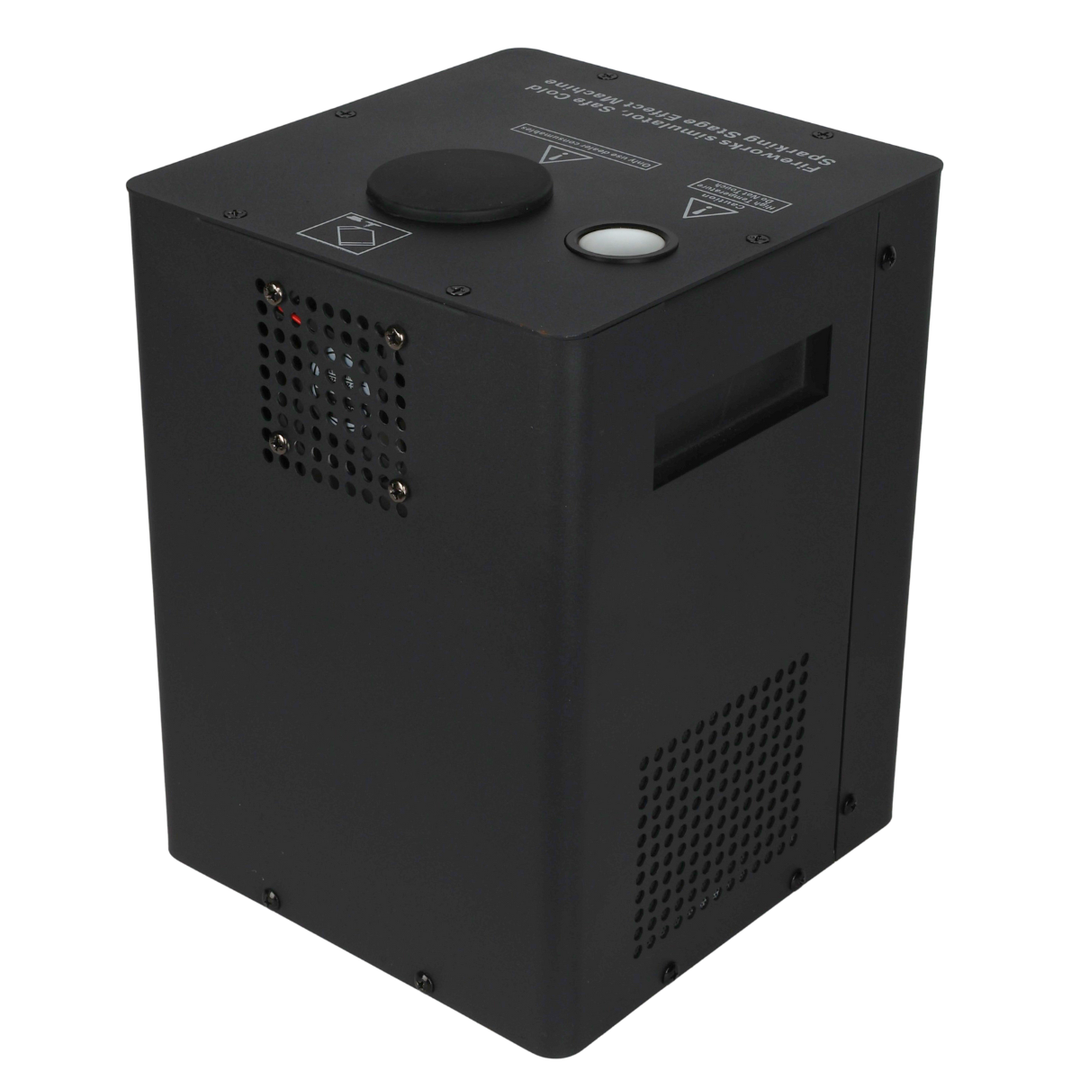 Light4Me SPARKLY Cold Spark-maskin 600W DMX med trådløs fjernkontroll