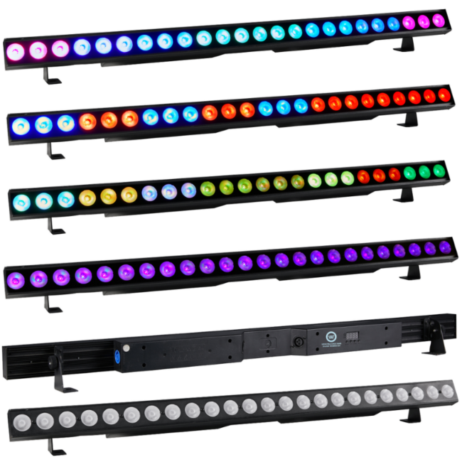 LIGHT4ME SPECTRA CREE BAR 24x6W RGBWA-UV aksestrimmel