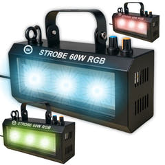 LIGHT4ME STROBE 60W RGB strobe-lyseffekt