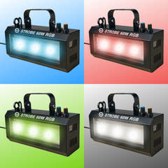 LIGHT4ME STROBE 60W RGB strobe-lyseffekt
