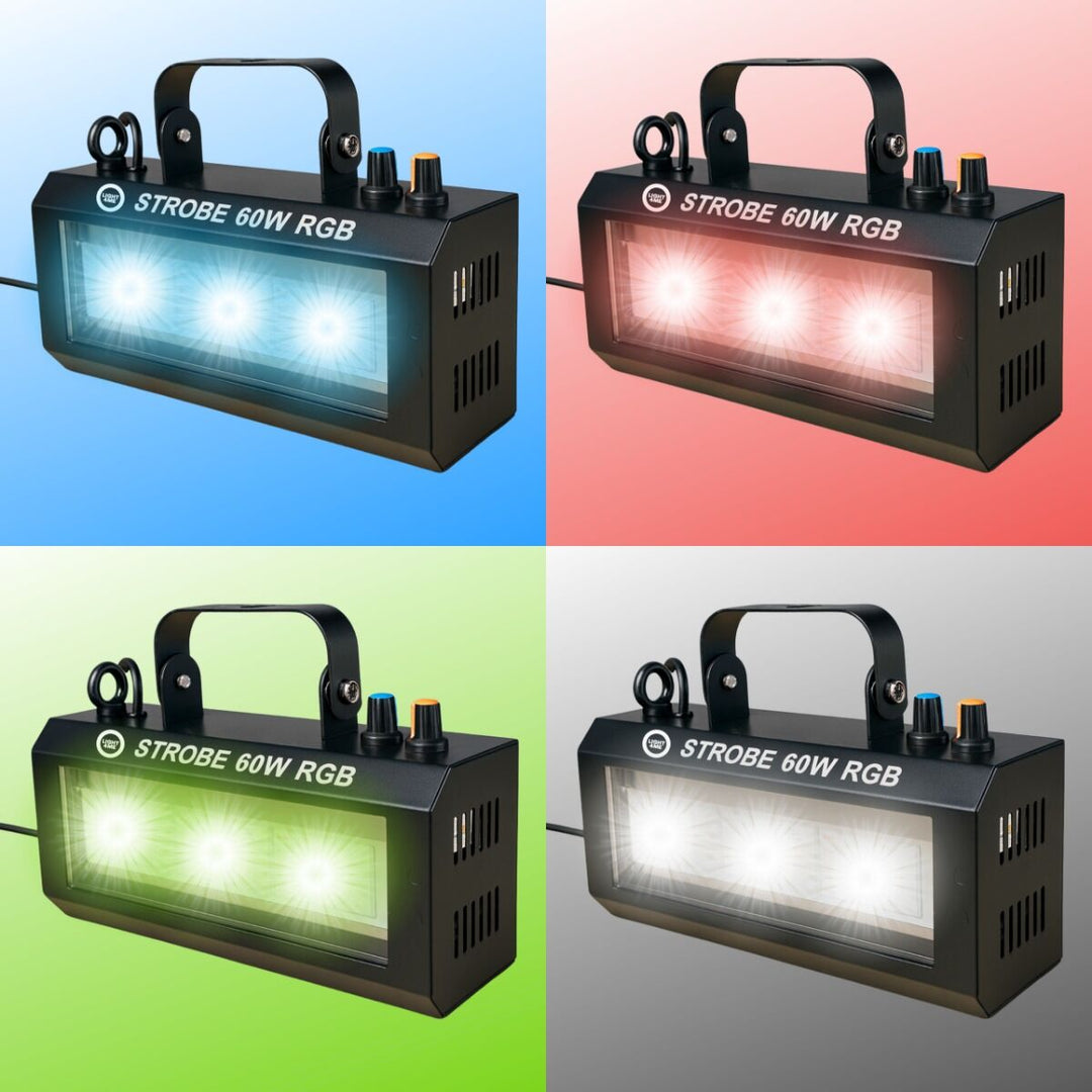 LIGHT4ME STROBE 60W RGB strobe-lyseffekt