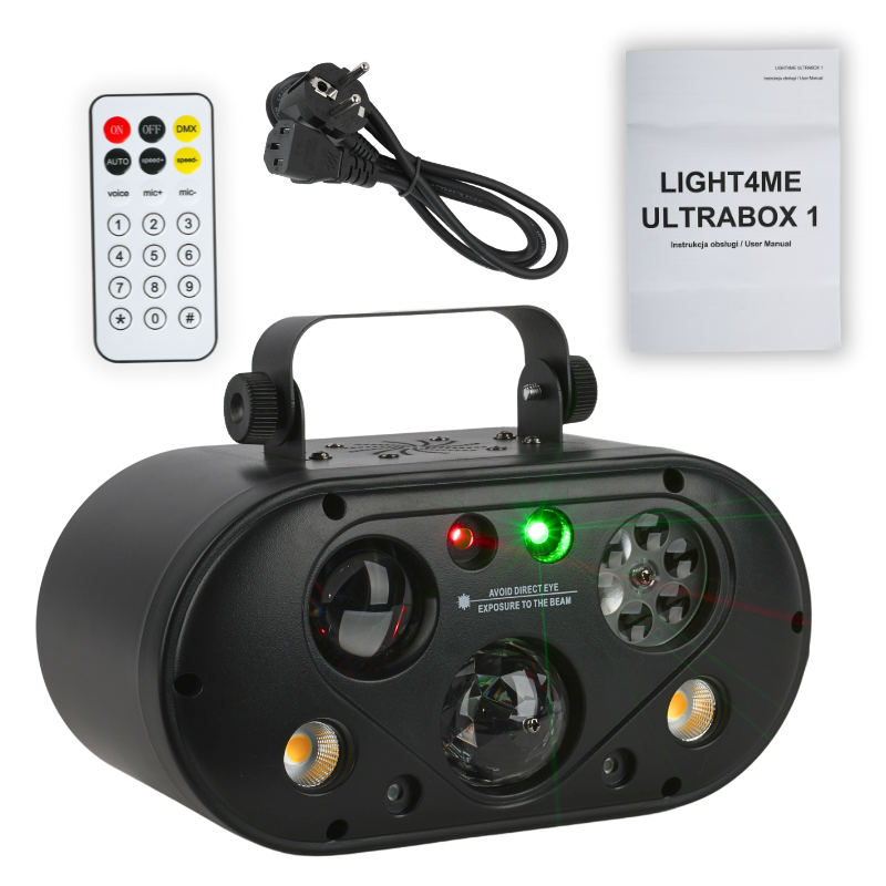 LIGHT4ME ULTRABOX 1 RGBA 6 LED-multieffektlampe
