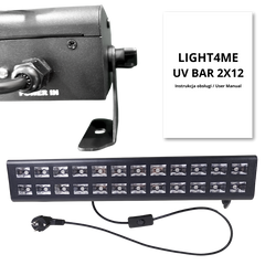 LIGHT4ME UV BAR 2X12 lyseffektlist sc