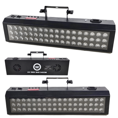 LIGHT4ME UV DMX BAR 54X3W liste over lyseffekter