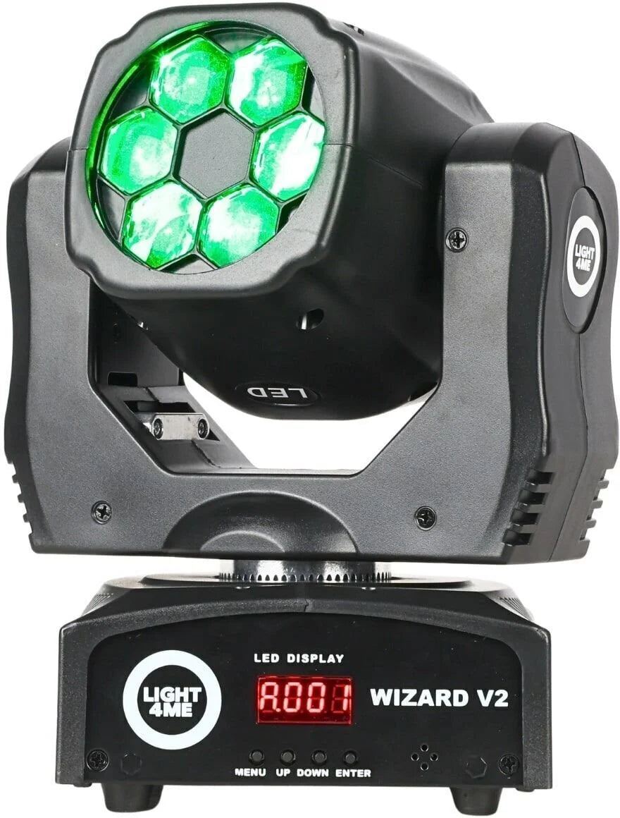 LIGHT4ME WIZARD v2 moving head FX-belysning