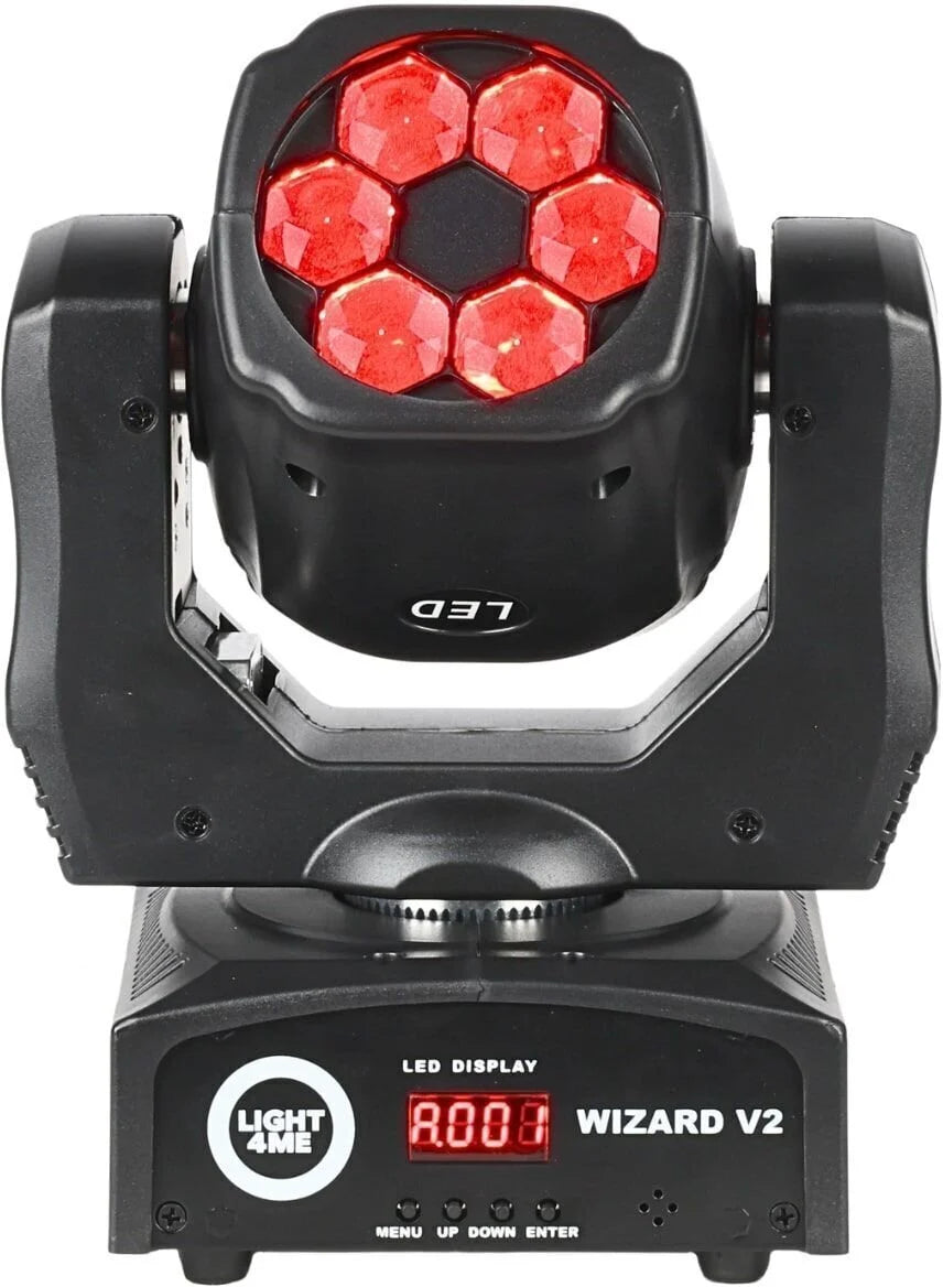 LIGHT4ME WIZARD v2 moving head FX-belysning