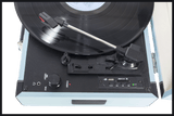 Madison Vintage platespiller med Bluetooth (lyseblå)