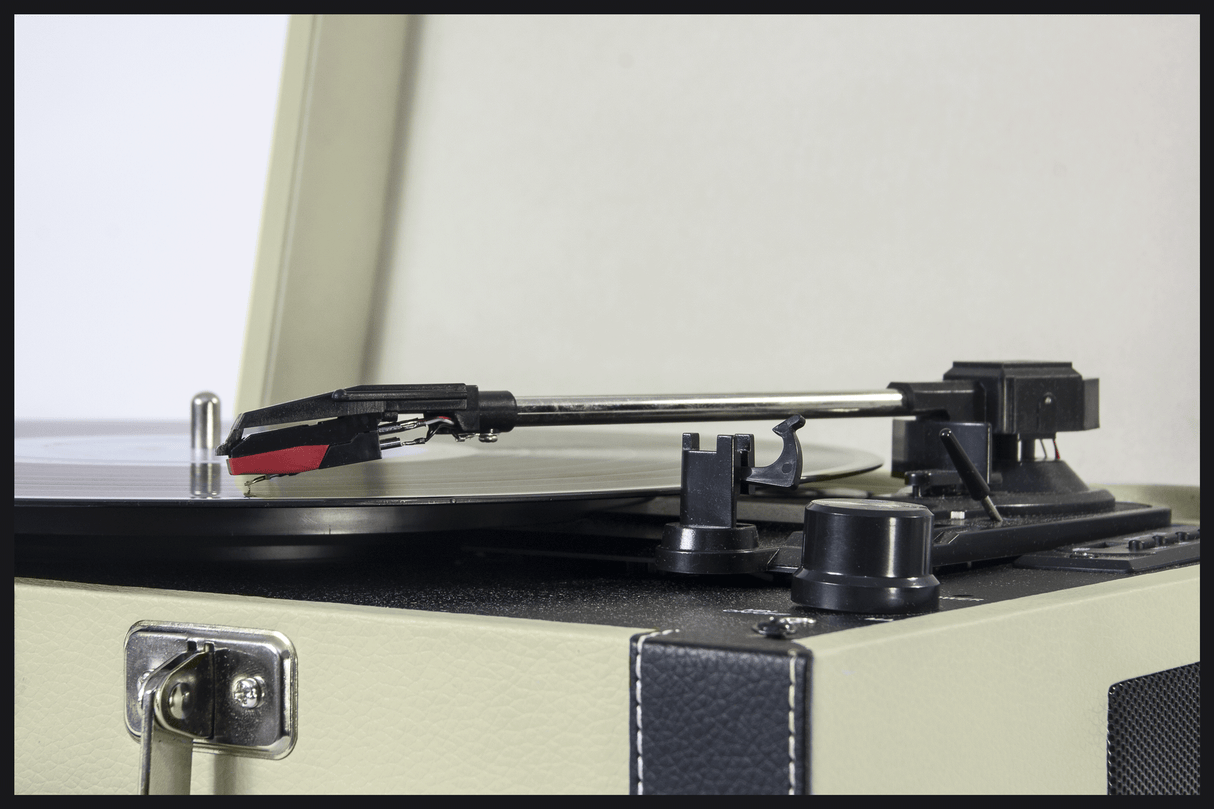 Madison Vintage platespiller med Bluetooth (Cream)