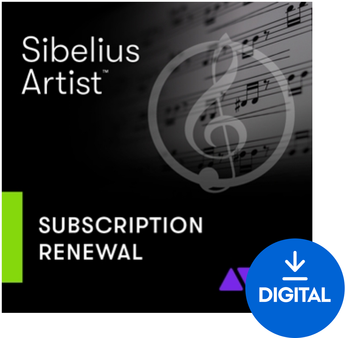 Sibelius Artist-abonnement FORNYELSE