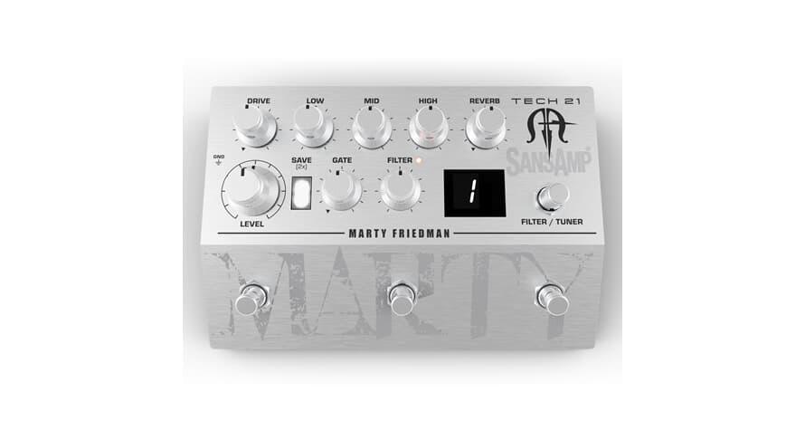 Tech 21 SansAmp MF1 gitarforforsterker, Marty Friedman