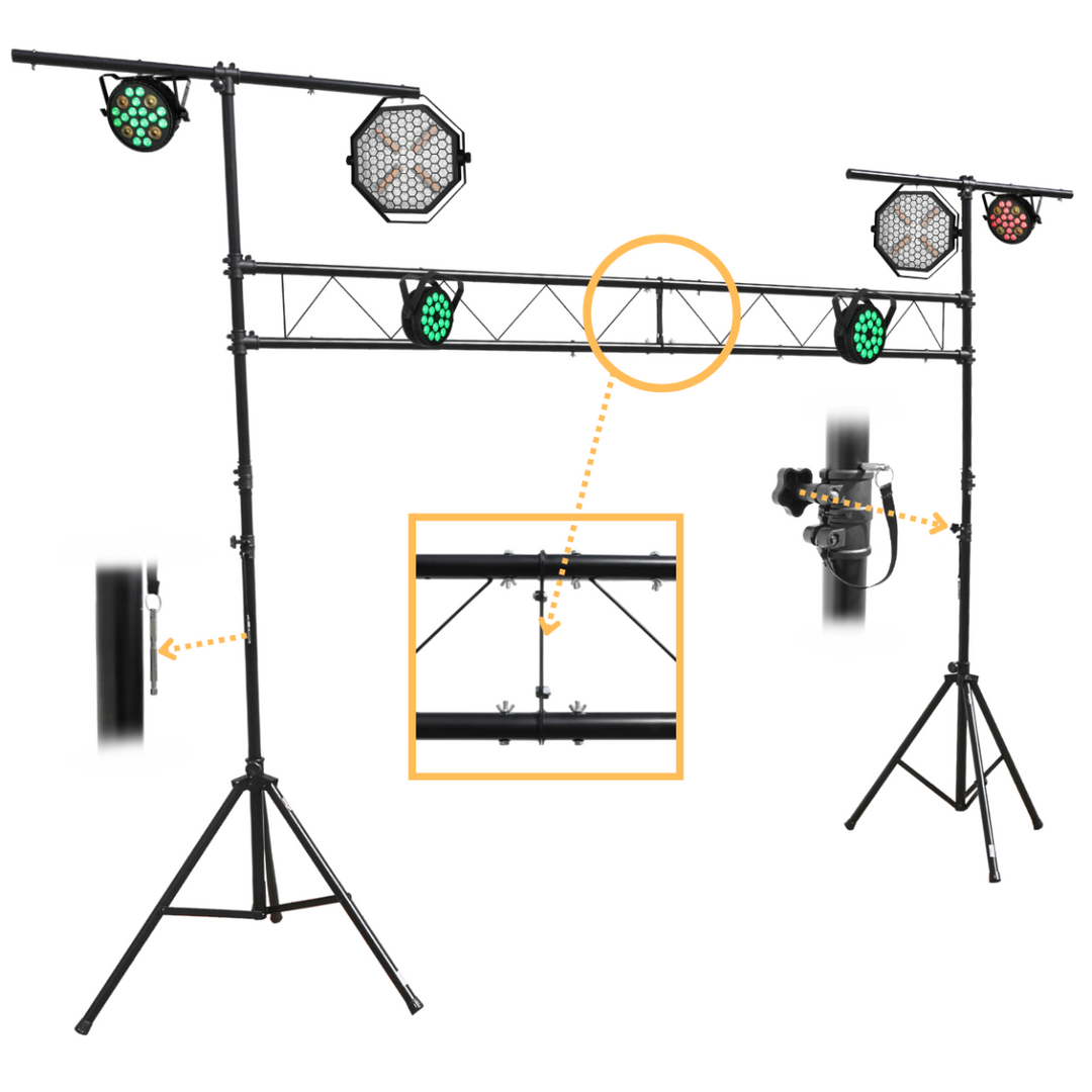 Lysstativ system 240-400cm (120kg)