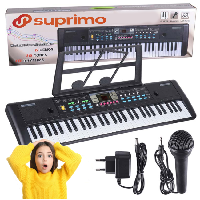 SUPRIMO 605 UFB keyboard med mikrofon