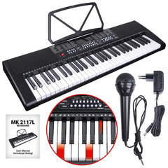 Keyboard med LED (61 tangenter)