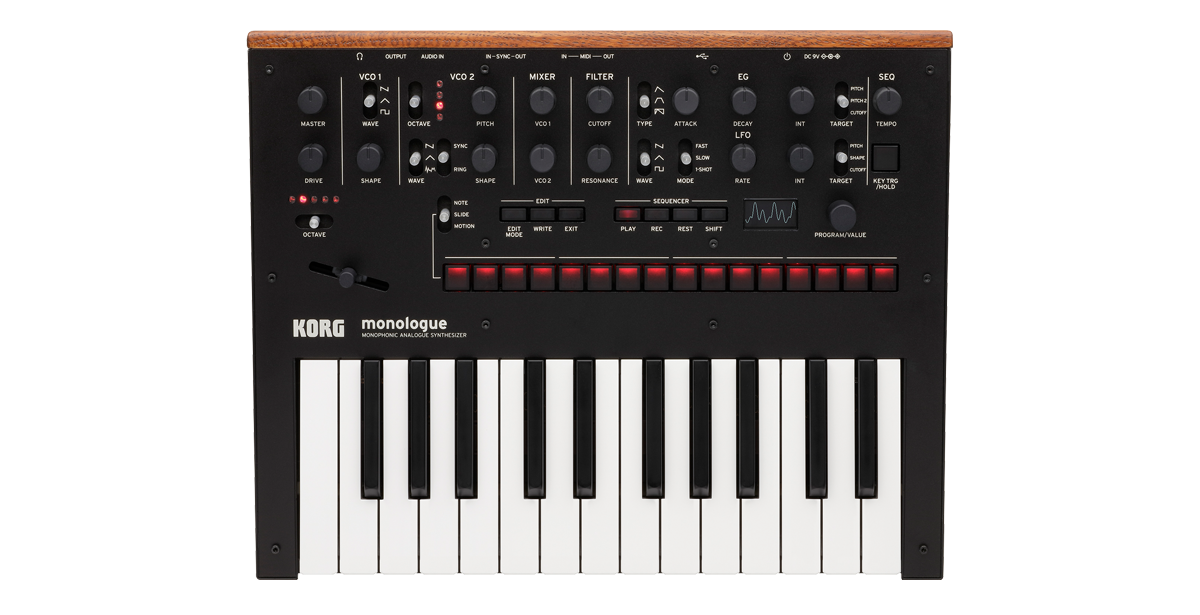 Korg Monolog Synthesizer (svart)