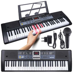 MQ 6136L klaverorgel med mikrofon for barn