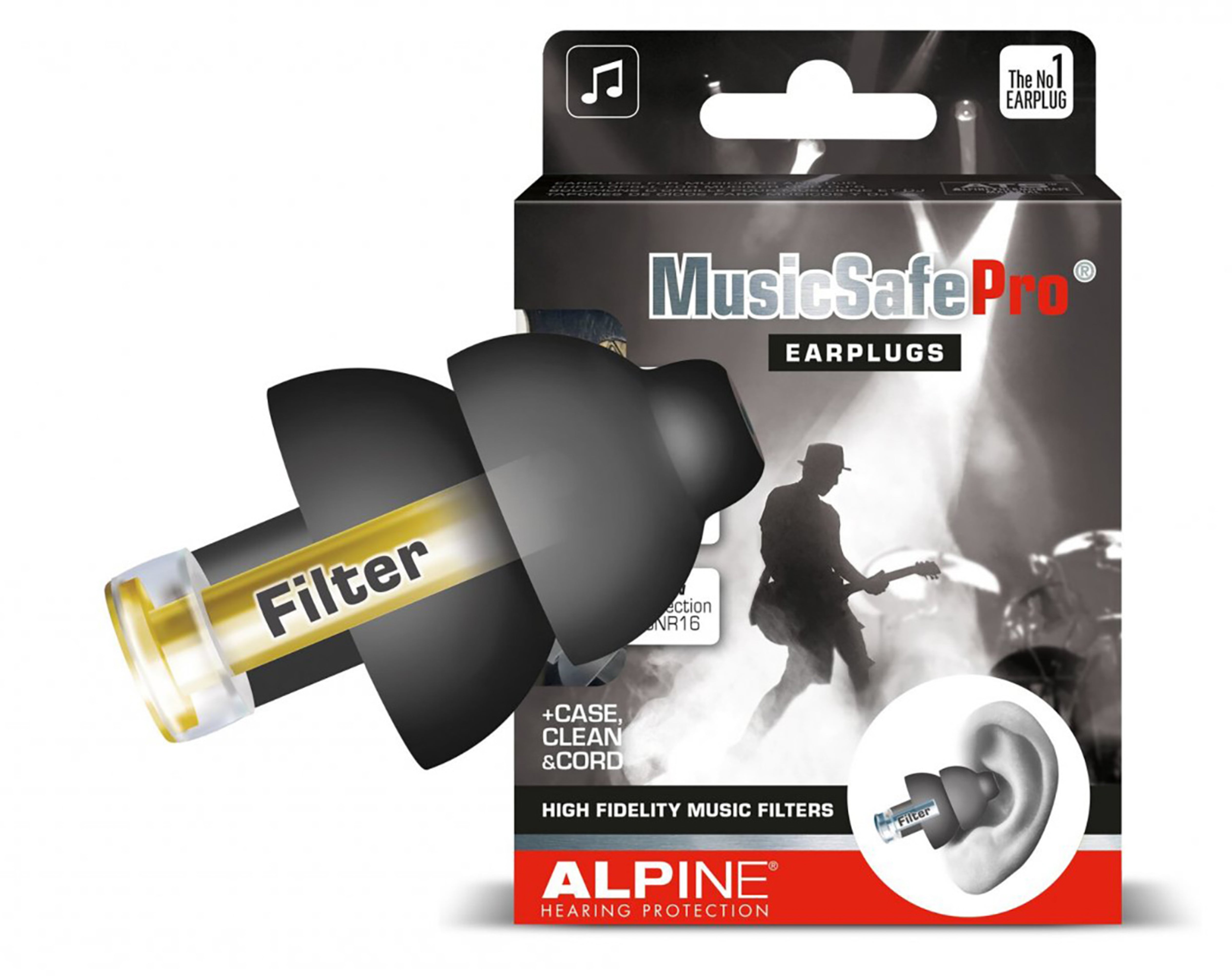 Alpine MusicSafe Pro ørepropper (svart)