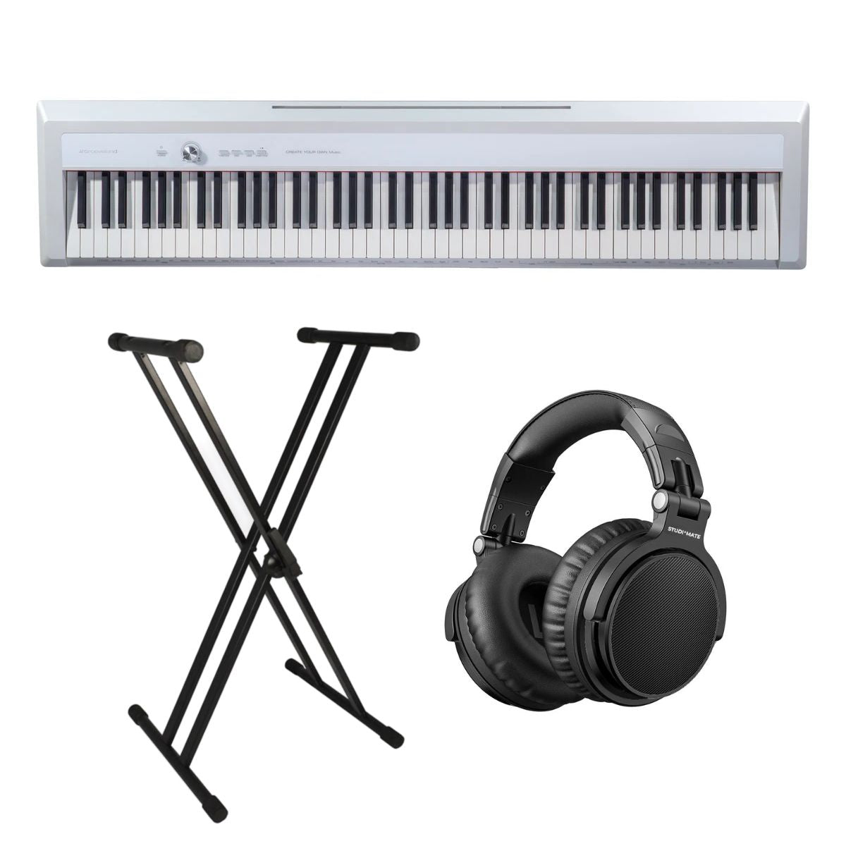 Grooveland P450 Elektrisk Piano Pack (Hvid)