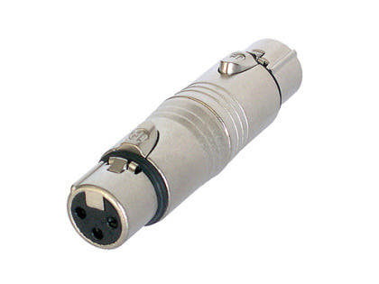 Neutrik Adapter Plugg XLR Hunn til XLR Hunn