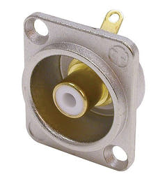 Neutrik NF2D-9 Phono D-type chassisplugg