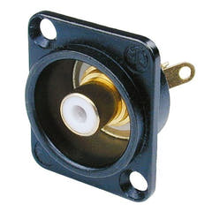 Neutrik NF2D-9 Phono D-type chassisplugg