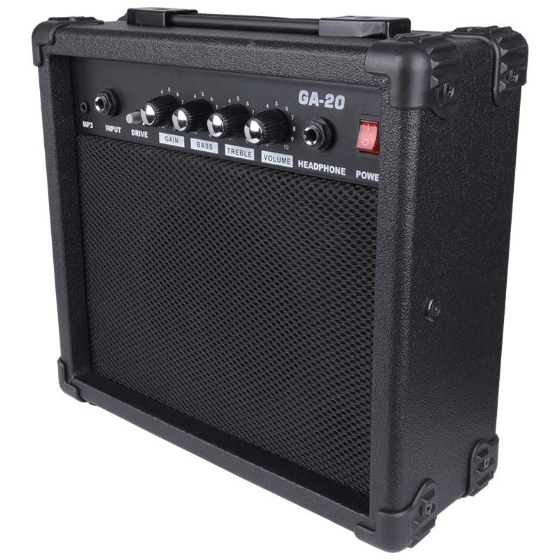 V-Tone EAG SET BK elektrisk akustisk gitar + forsterker, Sort