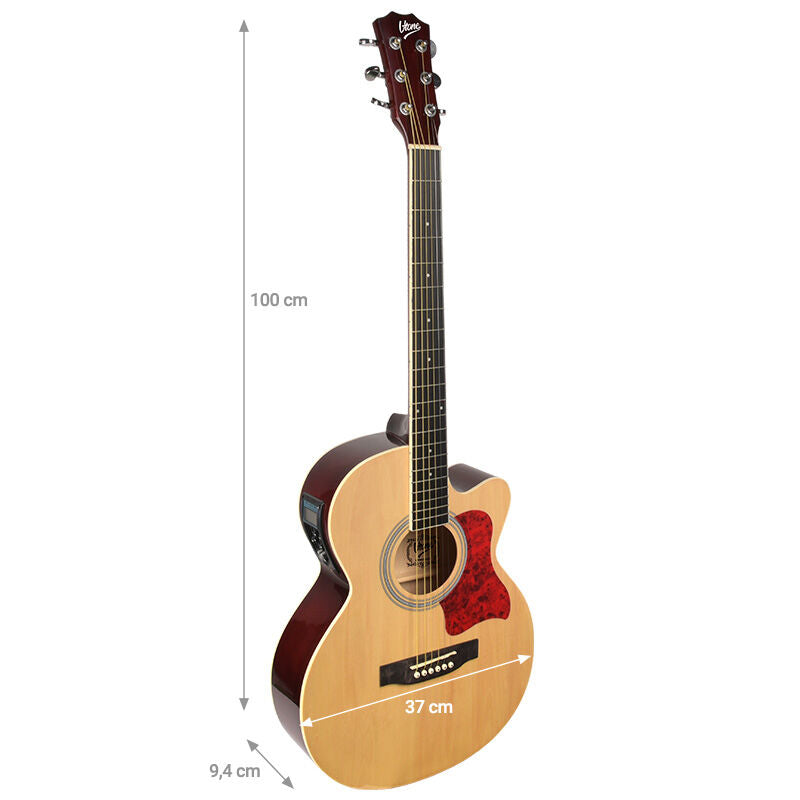 V-TONE EAG SET NT elektrisk akustisk guitar + forsterker, Naturel