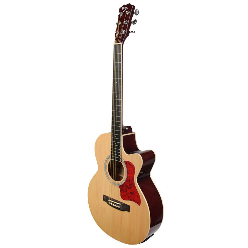V-TONE EAG SET NT elektrisk akustisk guitar + forsterker, Naturel