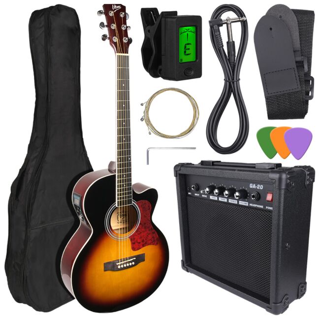 V-TONE EAG SET SB elektroakustisk guitar + forstærker