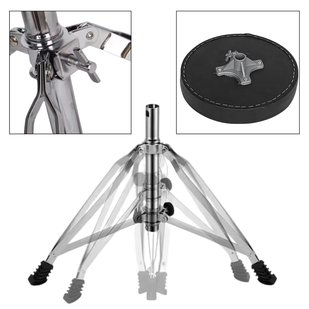 Barn trommestol 38-58 cm. 50 kg.