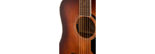 Fender PO-220E Orchestra Western Guitar ( Aged Cognac Burst )