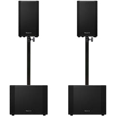 Pioneer DJ 2x XPRS-1152ST + 2x XPRS-102 Pakke