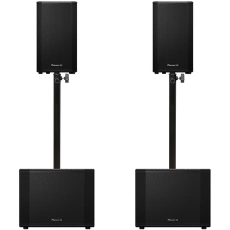 Pioneer DJ 2x XPRS-1152ST + 2x XPRS-102 Pakke