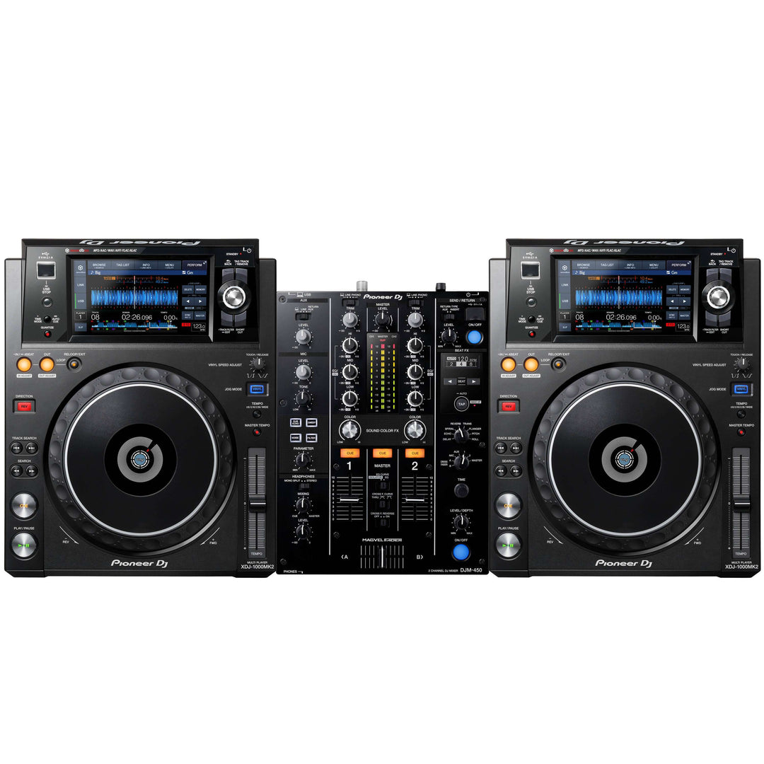 Pioneer DJ DJM-450 + XDJ-1000 MK2 Pakke