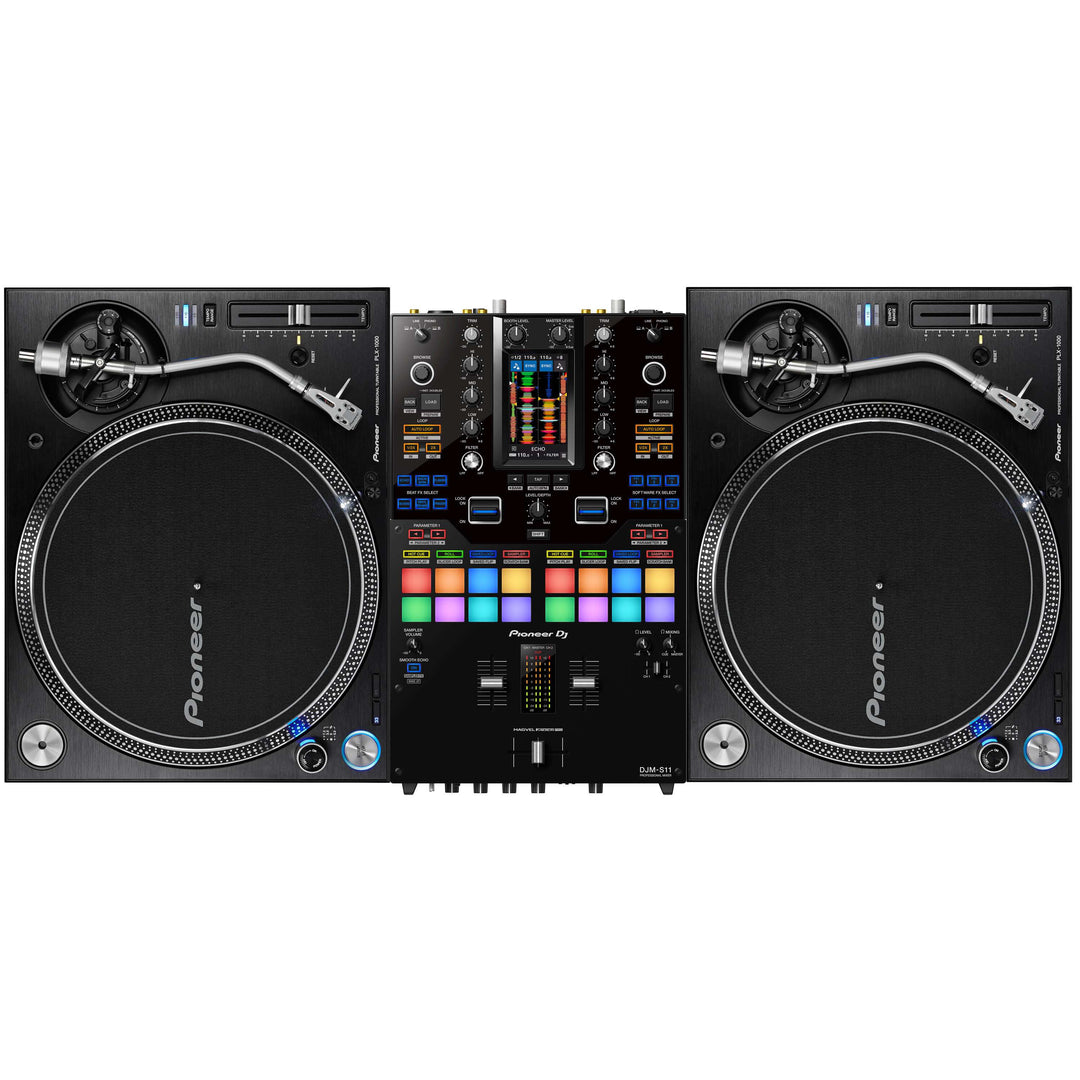 Pioneer DJ DJM-S11 + PLX-1000 Bundle