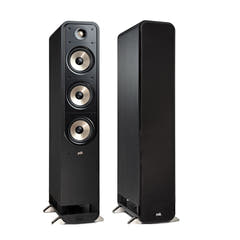 Polk Signature S60E gulvstående høyttalersett (svart)