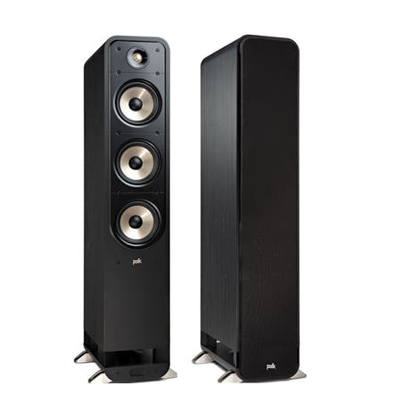 Polk Signature S60E gulvstående høyttalersett (svart)