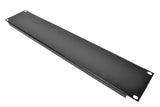 19" svart stativpanel
