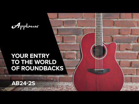 Applause E-akustisk Gitarer AB24II CS Mid Cutaway - Rubinrød sateng (AB24-2S)