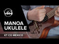 GEWA konsert-Ukulele Manoa KT-CO-MEXICO